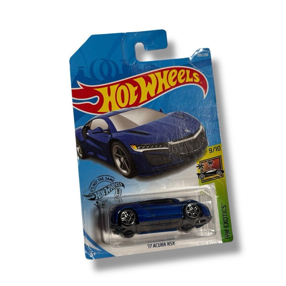 HOT WHEELS '17 ACURA NSX HW‎ EXOTICS BLUE JDM HONDA #9/10